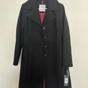 Tommy Hilfiger Black Trench Coat for Women